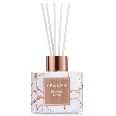 Geurstokjes Marble white & rose gold - Spring by InteriorScent