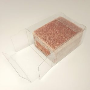 Transparante doosjes rechthoek 50x40x25mm (per 100 stuks)