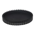 Schaaltjes zwart gekarteld glas 10cm mat en glanzend (per 10 stuks) - B2B