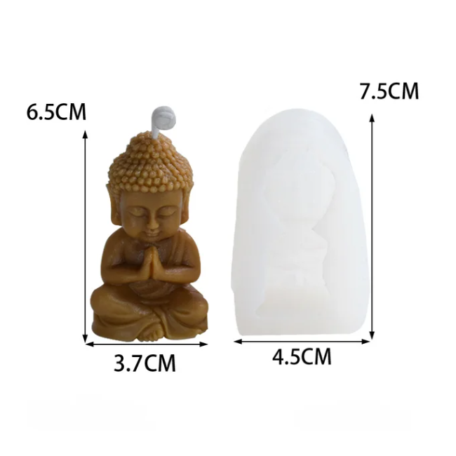 Siliconen mal/vorm Amitabha Boeddha