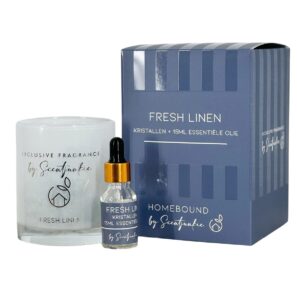 Geur kristallen Fresh Linen met 15ml geurolie – B2B