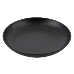 Schaaltje zwart 9cm metaal met deukjes motief (10 stuks) - B2B
